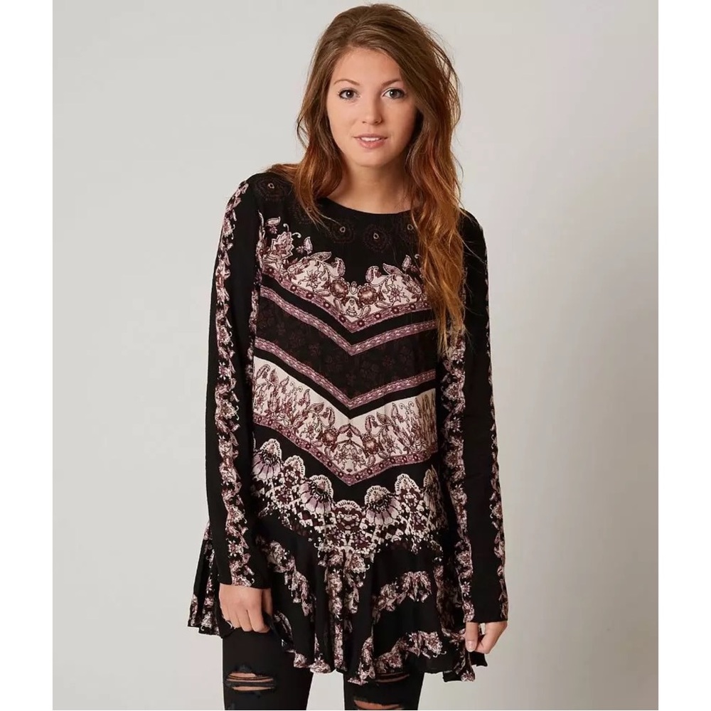 NWOT Free People Smooth Talker Tunic Top